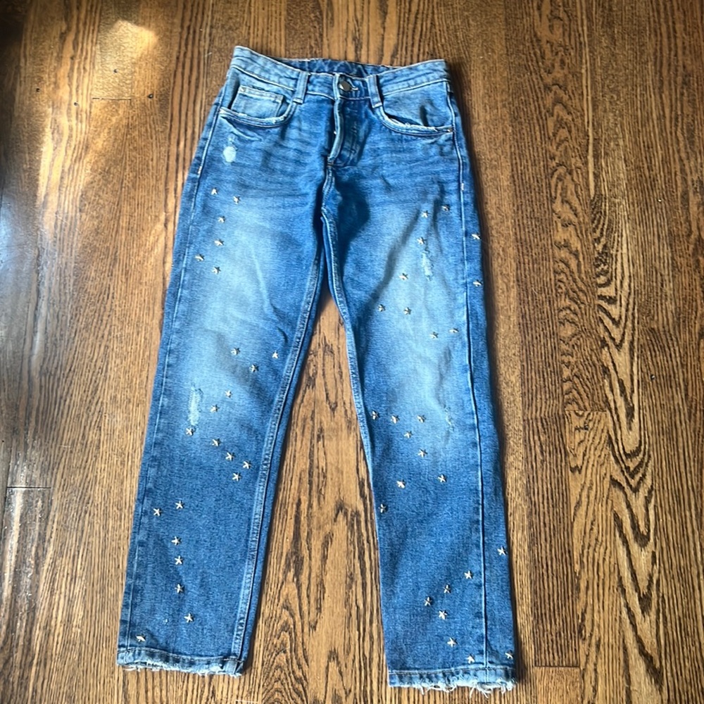 Zara | Jeans | Zara Trafaluc Star Embellished Jeans